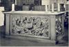 Begijnhofkerk: nieuw Lutgardis altaar; panelen uit jaren 1600